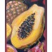Exotic fruits - oil painting 
